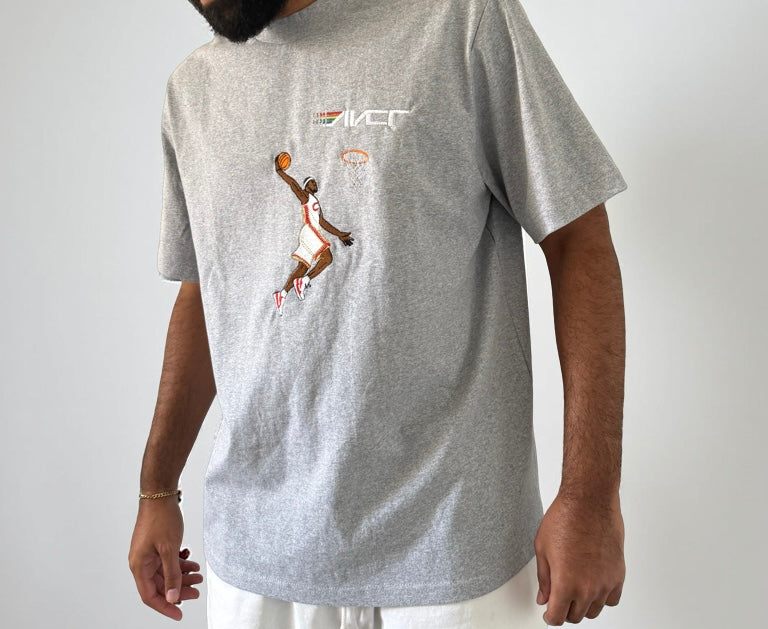 Lebron James Home Jersey/ Grey Tee